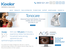 Tablet Screenshot of keeler.co.uk